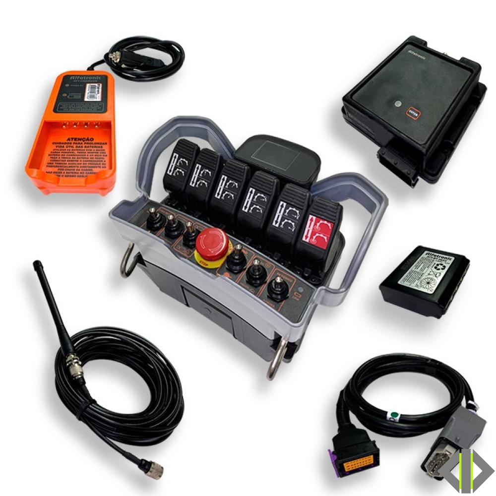 KIT CONTROLE PLUG AND PLAY BOMBA DE CONCRETO 