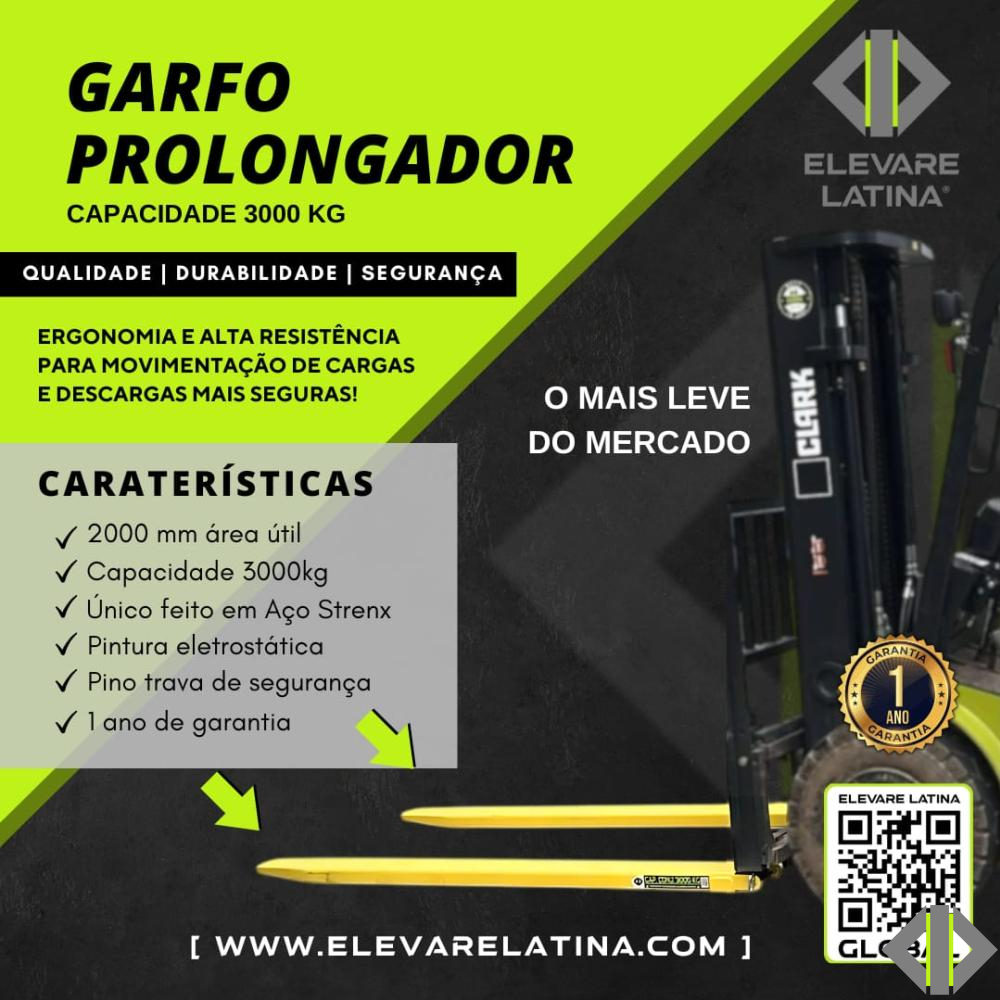 GARFO PROLONGADOR PARA EMPILHADEIRA