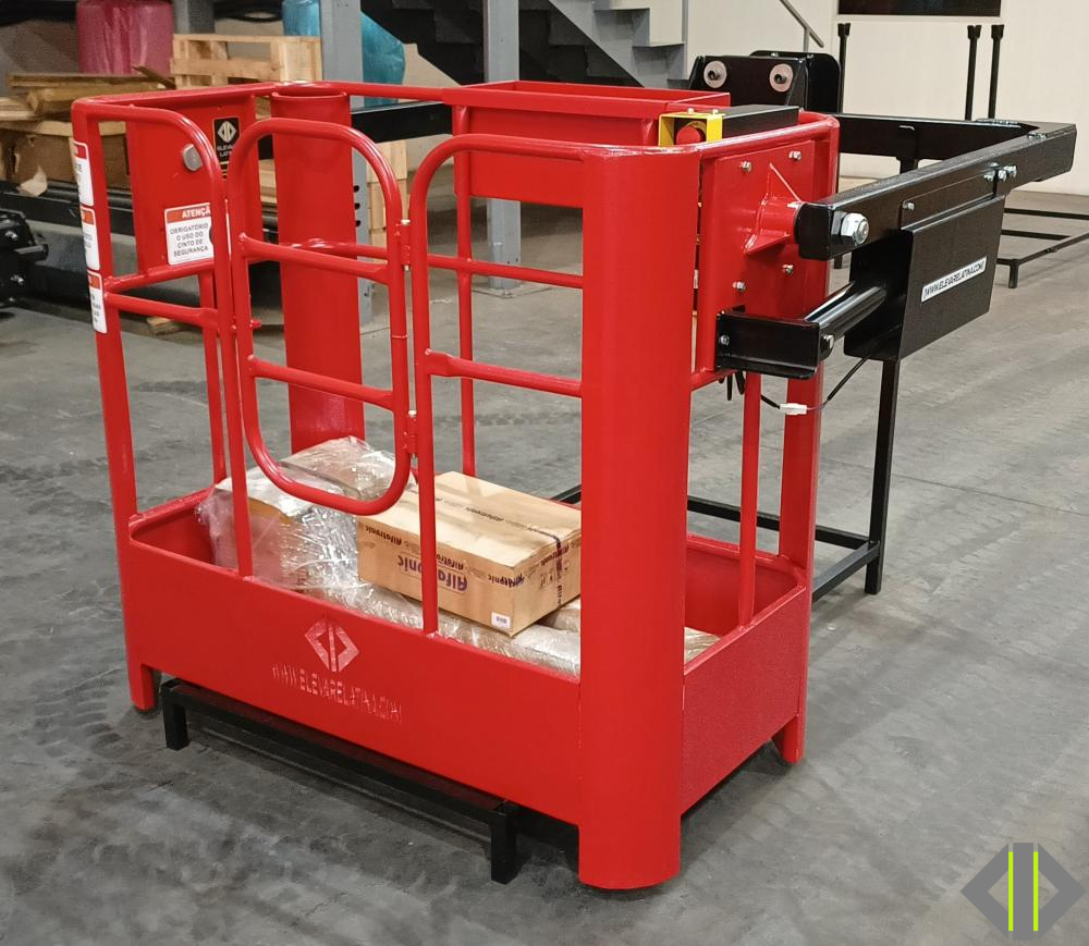 CESTO METÁLICO ACOPLADO  PARA GUINDASTE