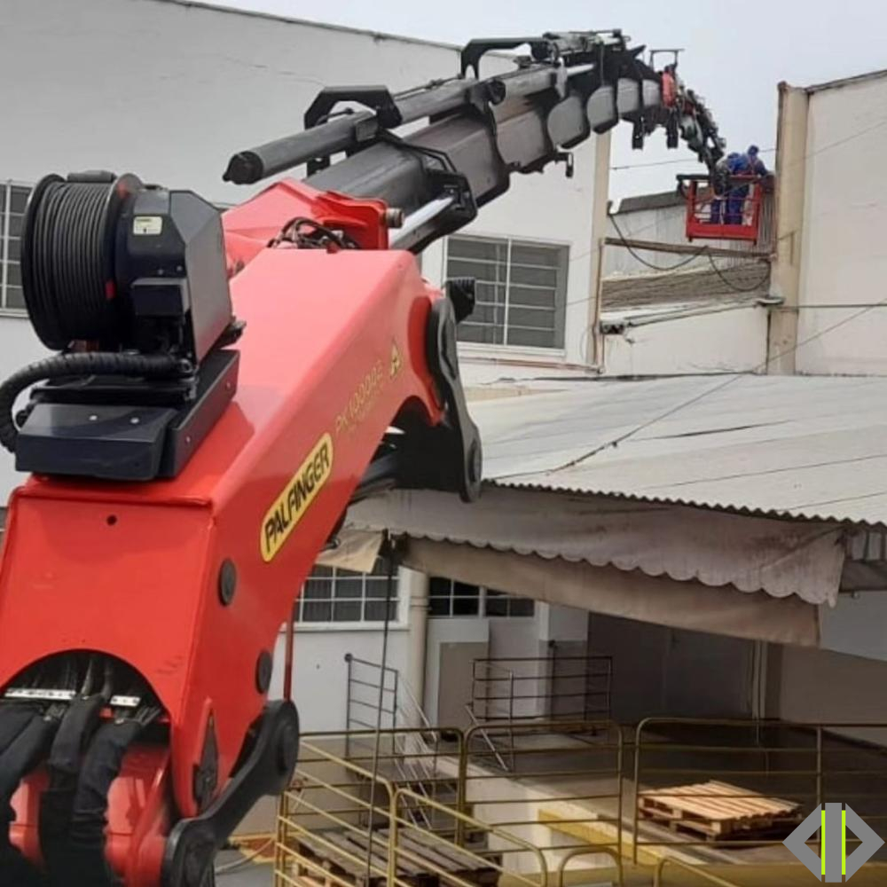 CESTO METÁLICO ACOPLADO  PARA GUINDASTE