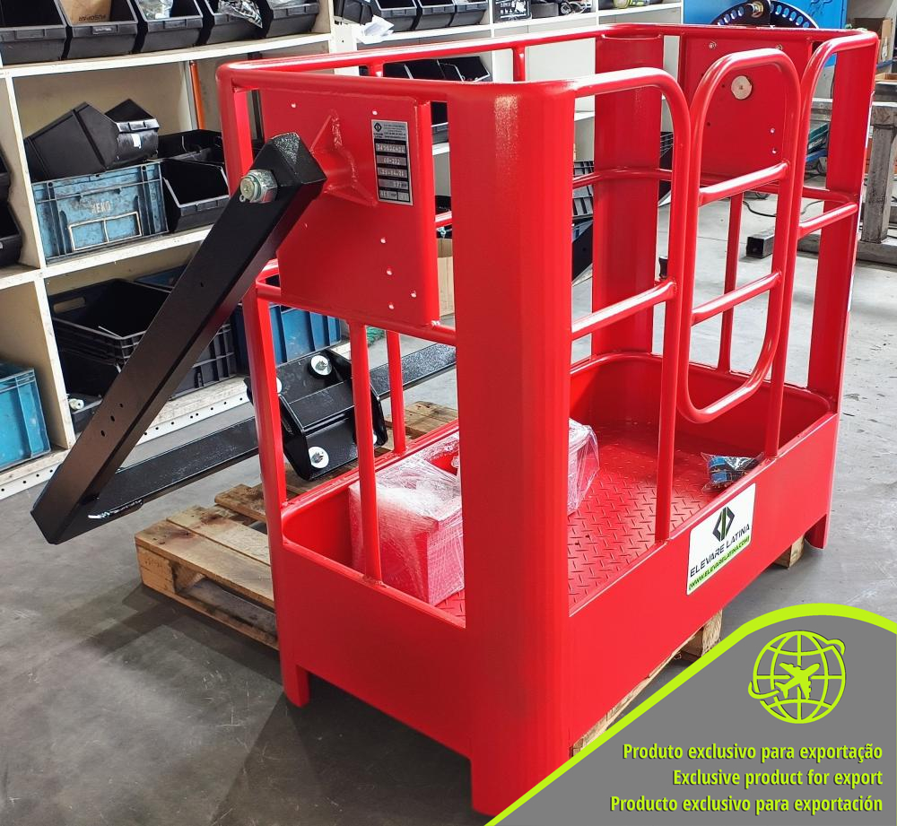 CESTO METÁLICO ACOPLADO  PARA GUINDASTE